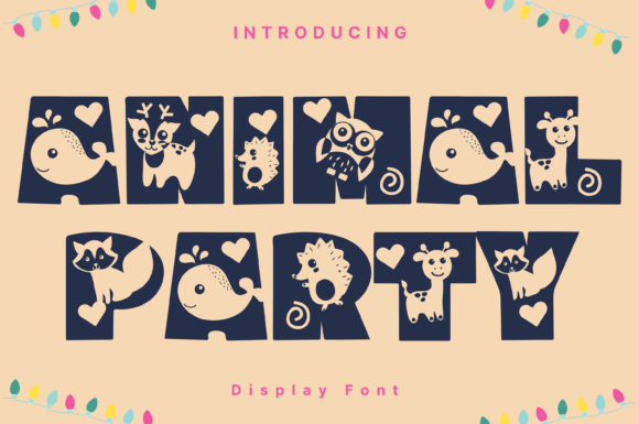 A Review of the Animal Party Font for Editorial Design