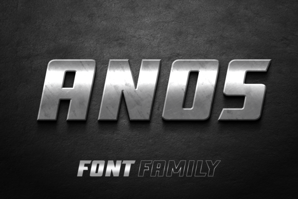 Anos Font: The Bold Display Typeface for Impactful Designs