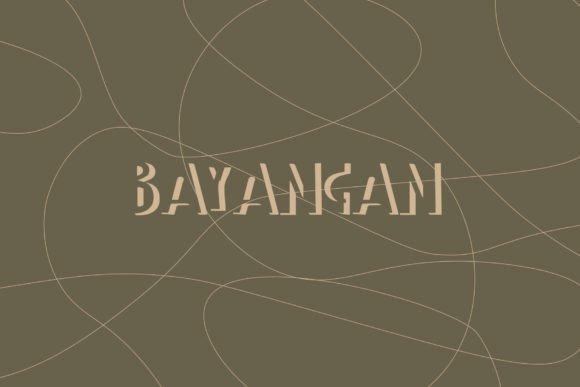Bayangan: A Modern Display Font for Creative Branding