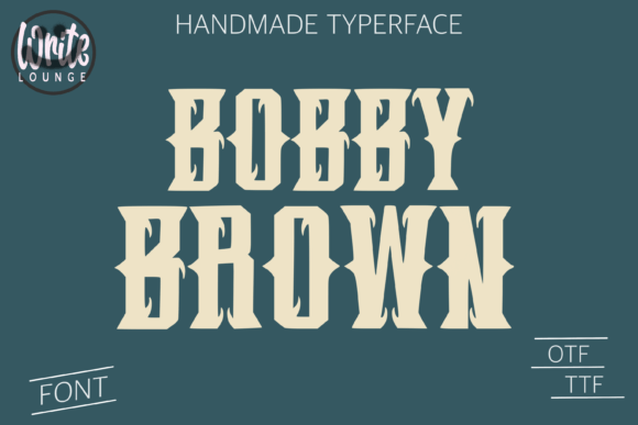 Bobby Brown Font: Vintage Serif Charm for Editorial Design