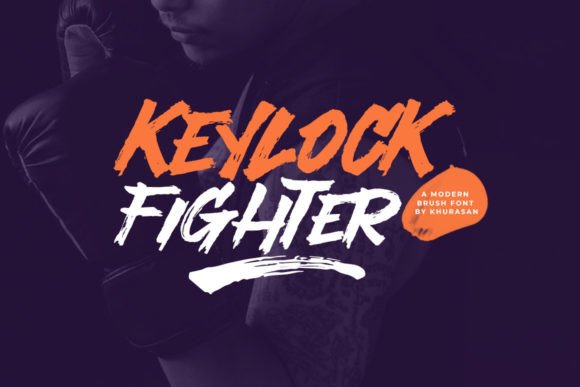Boost Your Brand with the Keylock Fighter Display Font