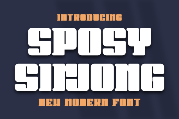 Building a Visual Language with Sposy Sinjong Font