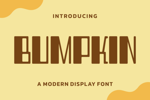Bumpkin: A Bold Display Font for Editorial Expression