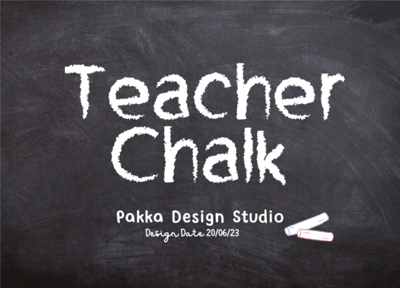 Choosing Teacher Chalk: A Font for Joyful Editorial Layouts