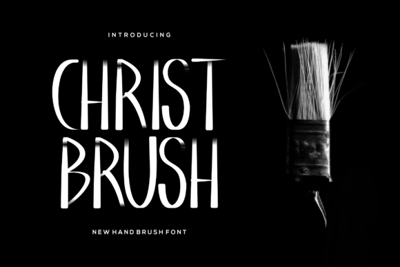 Christbrush: A Bold Display Font for Modern Editorial Design