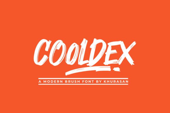 Cooldex: The Bold Brush Font for Editorial Impact