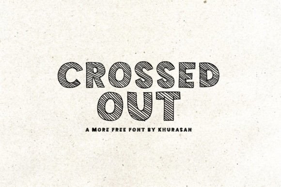 Crossed Out: A Modern Handwritten Font for Editorial Design