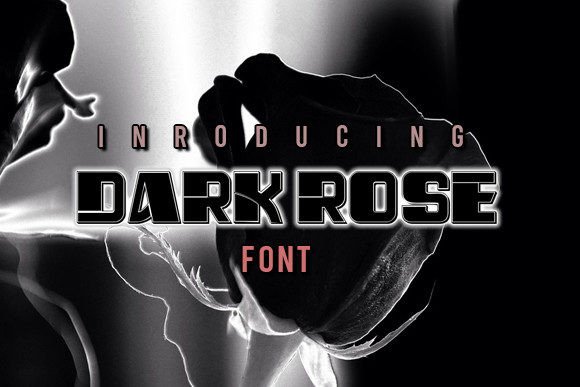 Dark Rose: A Futuristic 3D Font for Bold Branding