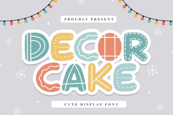 Decor Cake Font: A Playful Typography Tool for Creators