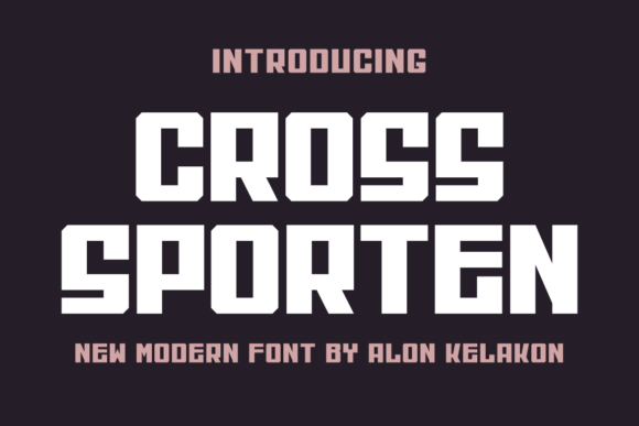 Elevate Your Business with the Cross Sporten Font