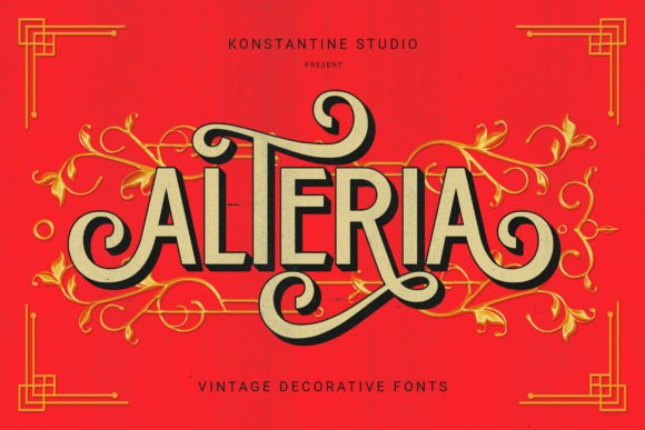 Elevate Your Digital Marketing with the Alteria Vintage Display Font