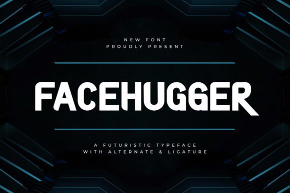 Facehugger: A Futuristic Font for Modern Creative Projects