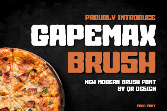 Gapemax Brush: A Bold Display Font That Makes Small Businesses Stand Out