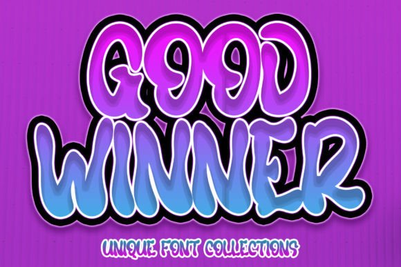 Good Winner: A Display Font for Handmade Product Elegance