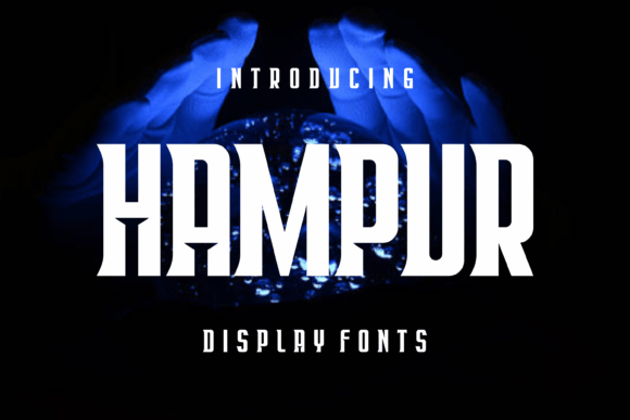 Hampur: A Versatile Retro Display Font for Crafters