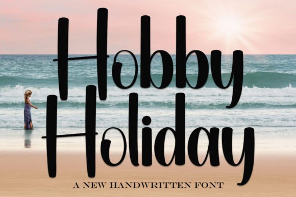 Hobby Holiday Font: A Handwritten Touch for Modern Brands