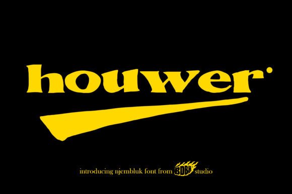 Houwer: A Bold Display Font for Scroll-Stopping Marketing