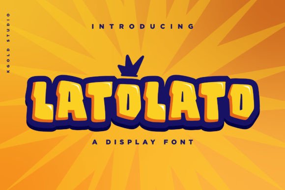 Latolato Display Font: Bold Typography for Small Business Brands