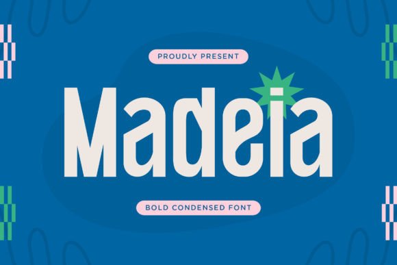 Madeia Typeface: A Bold Condensed Font for Premium Branding Projects