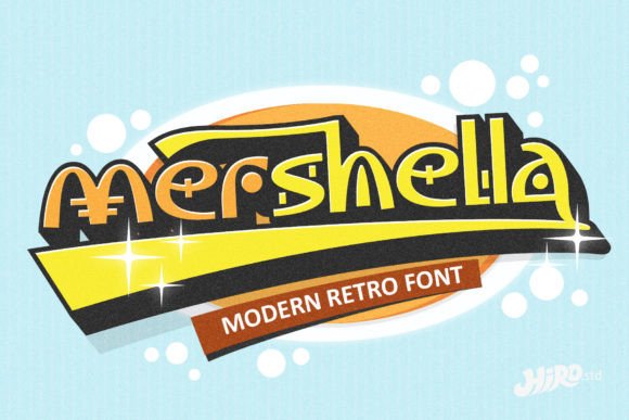 Mershella: A Modern Display Font for Editorial Identity