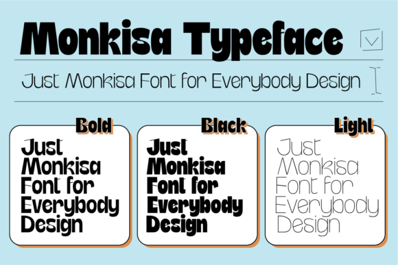 Monkisa: The Art-Deco Display Font for Campaign Design