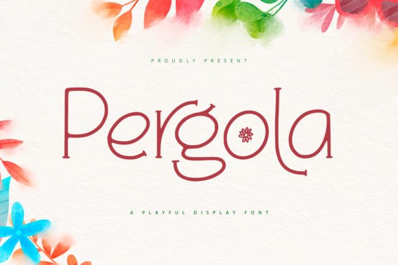 Pergola: A Playful Display Font for Crafted Products