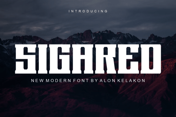 Sigared: A Bold Serif Font for Standout Brand Design