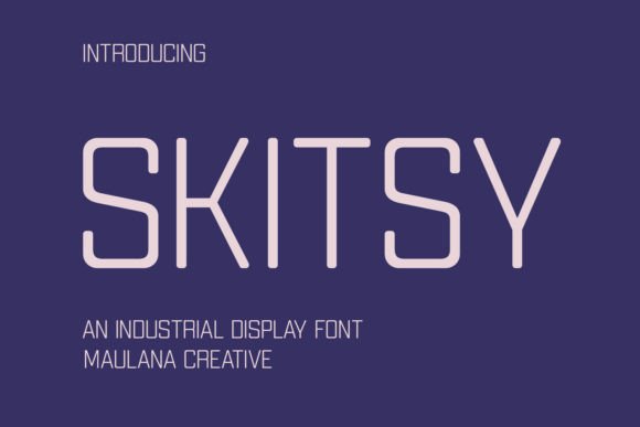 Skitsy: A Display Font for Editorial Focus