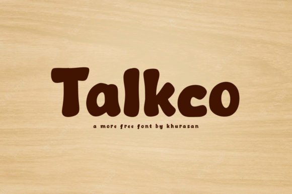 Talkco: A Bold Modern Font for Campaign Creatives