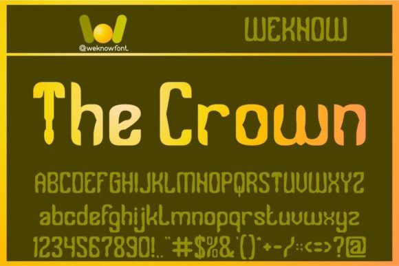 The Crown Font: A Display Typeface for Business Branding