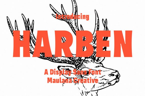The Harben Display Font: A Wavy Stem Typography Gem for Creative Projects